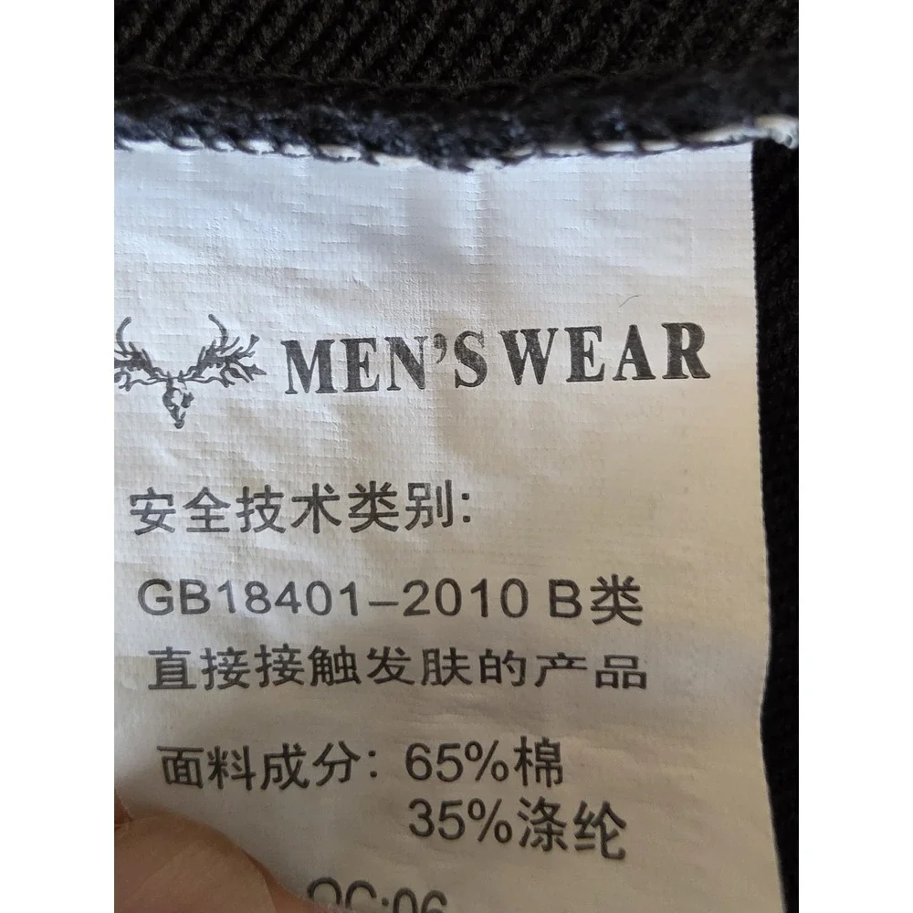 Banna Harbour Open Hoodie Men L Black Pullover Sweatshirt Casual Athleisure